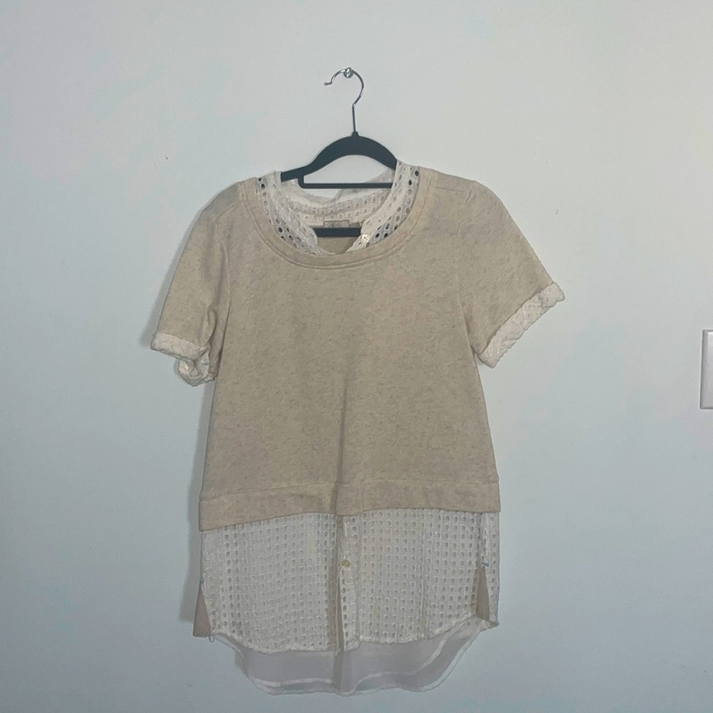 J.Crew Women’s layered top, size Small.